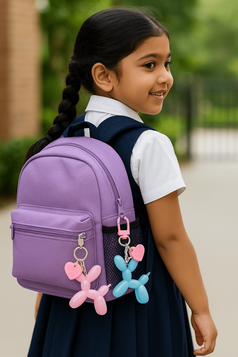 Questsole Pack of 2 Balloon Dog Bag Charm Set - Questsole