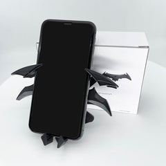 Questsole Bat-Wing Car Phone Holder – 360° Air Vent Mount (Jet Black)