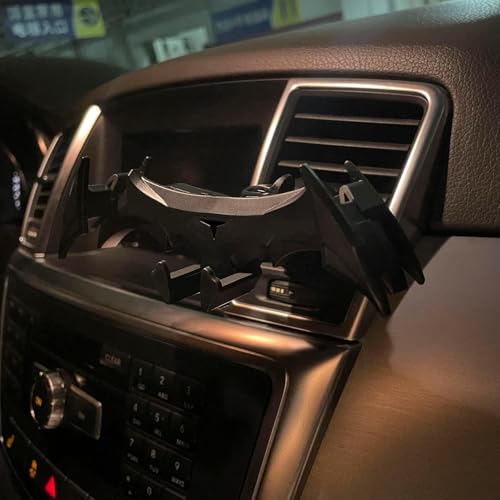 Questsole Bat-Wing Car Phone Holder – 360° Air Vent Mount (Jet Black)