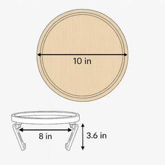 Questsole Home Sofa Armrest Tray