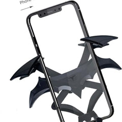Questsole Bat-Wing Car Phone Holder – 360° Air Vent Mount (Jet Black)