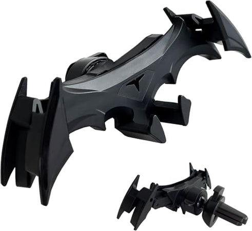 Questsole Bat-Wing Car Phone Holder – 360° Air Vent Mount (Jet Black)