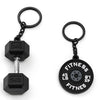 Questsole Gym 2 Pcs Keychain