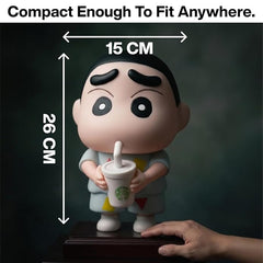 Questsole Shinchan Figure 15 CM Collectible Toy Figurine Lamp for Desk & Home Décor (Pre Order It Will Be Shipped In 4-5 Days)