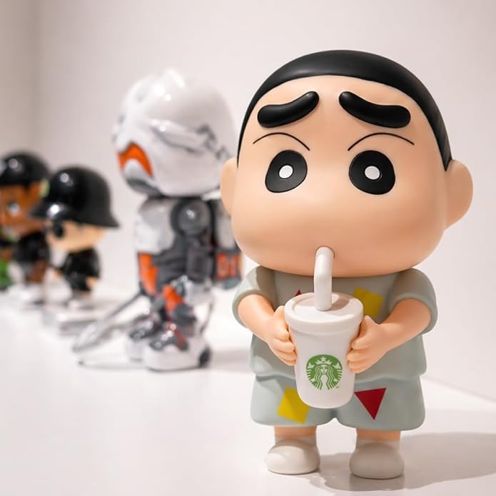 Questsole Shinchan Figure 15 CM Collectible Toy Figurine Lamp for Desk & Home Décor (Pre Order It Will Be Shipped In 4-5 Days)