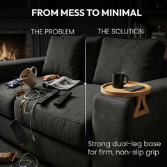 (Pack Of 2) Home Sofa Armrest Tray