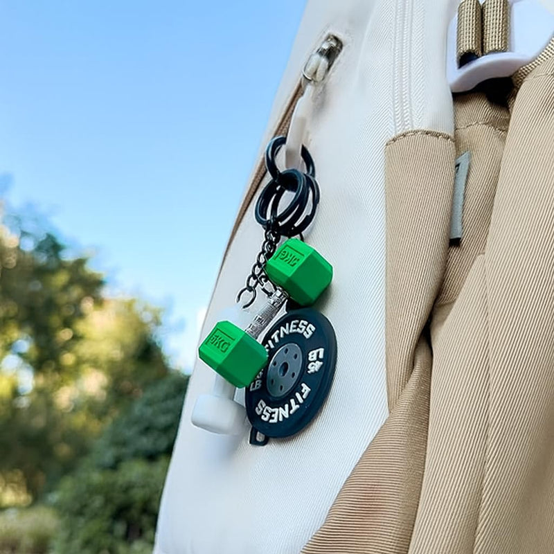Questsole Gym 2 Pcs Keychain