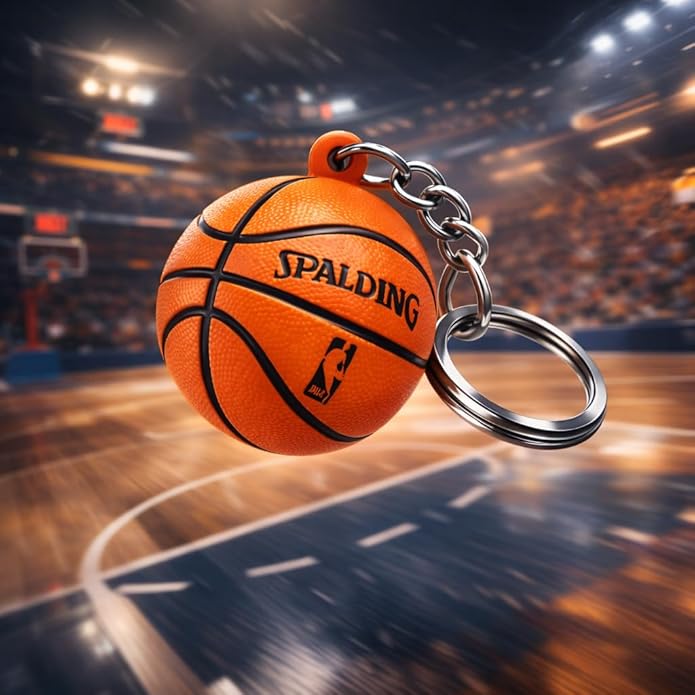 Questsole Sports Basketball Keychain