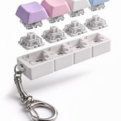 Questsole Clicky Fidget Keychain – Satisfying Mini Keyboard for Stress Relief.