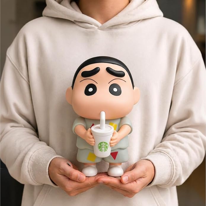 Questsole Shinchan Figure 15 CM Collectible Toy Figurine Lamp for Desk & Home Décor (Pre Order It Will Be Shipped In 4-5 Days)