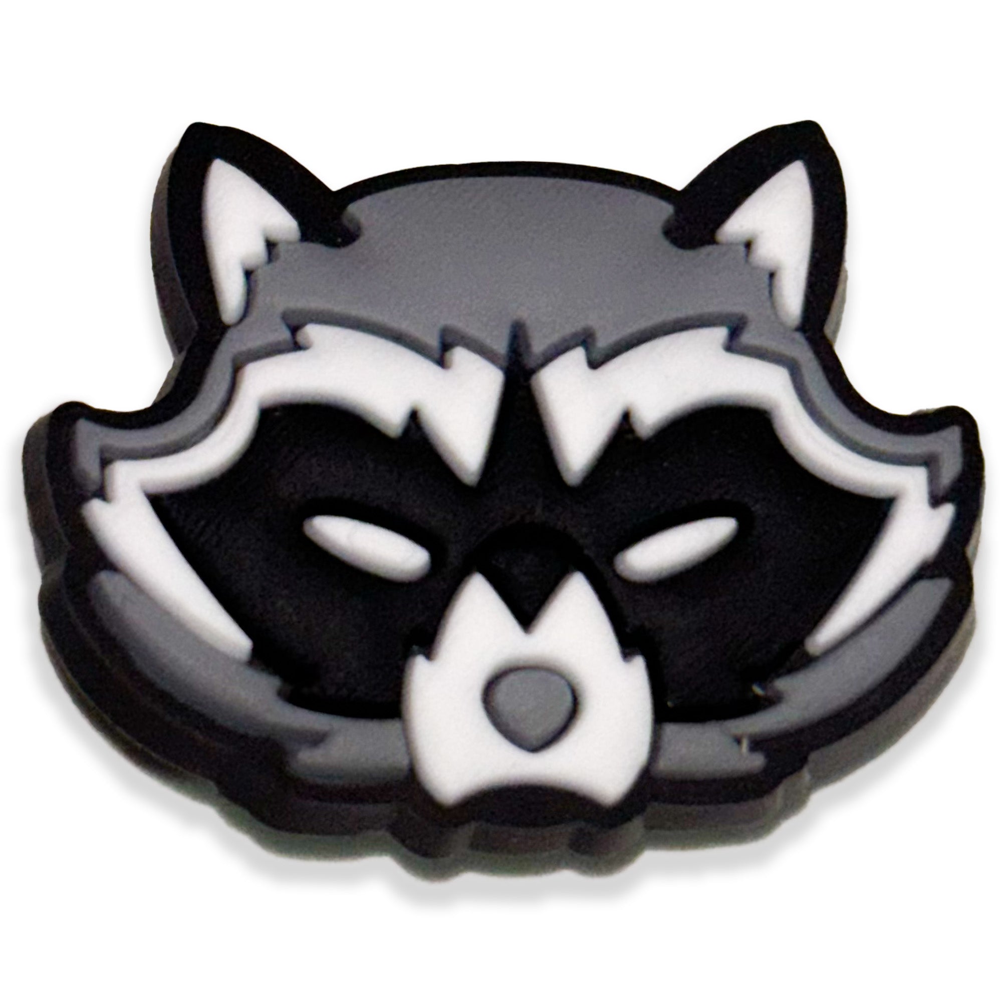 Raccoon Aggressive Face : Shoe Charm