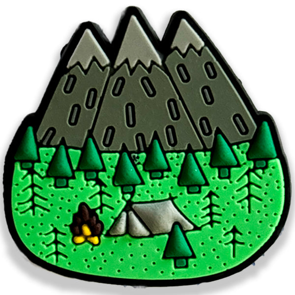 Mountain Camping Adventure Shoe Charm