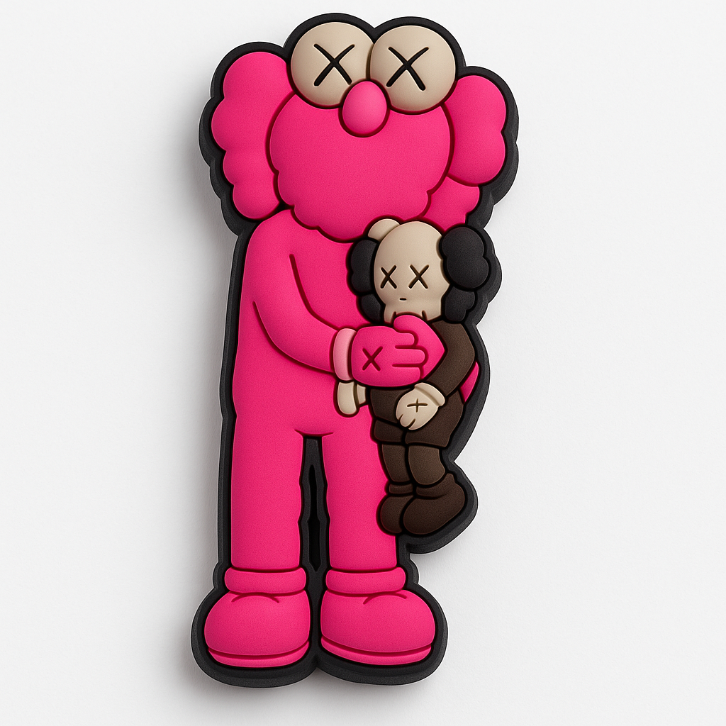 Pink Kawas with Doll Shoe Charm
