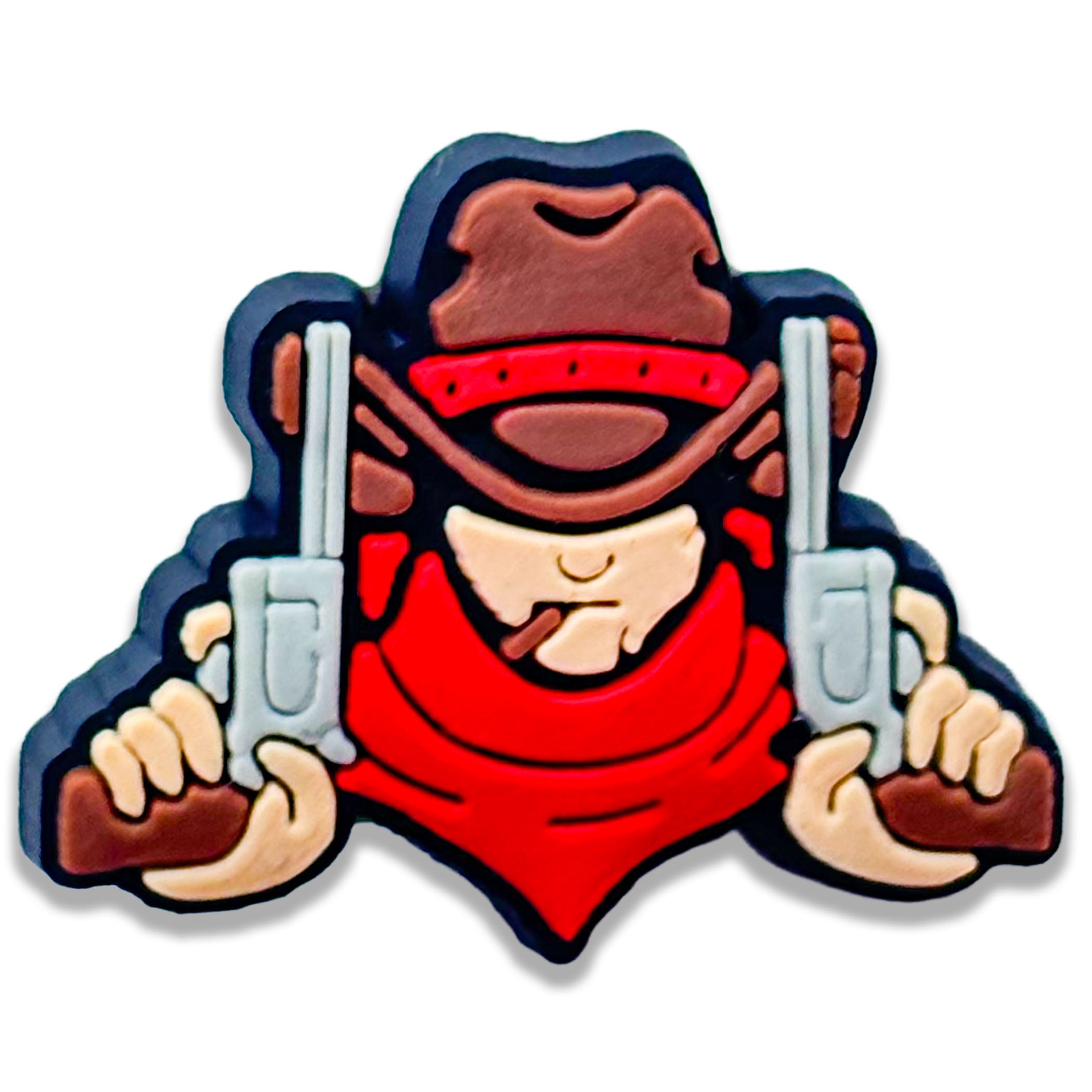 Cowboy Gunner Shoe Charm 🤠