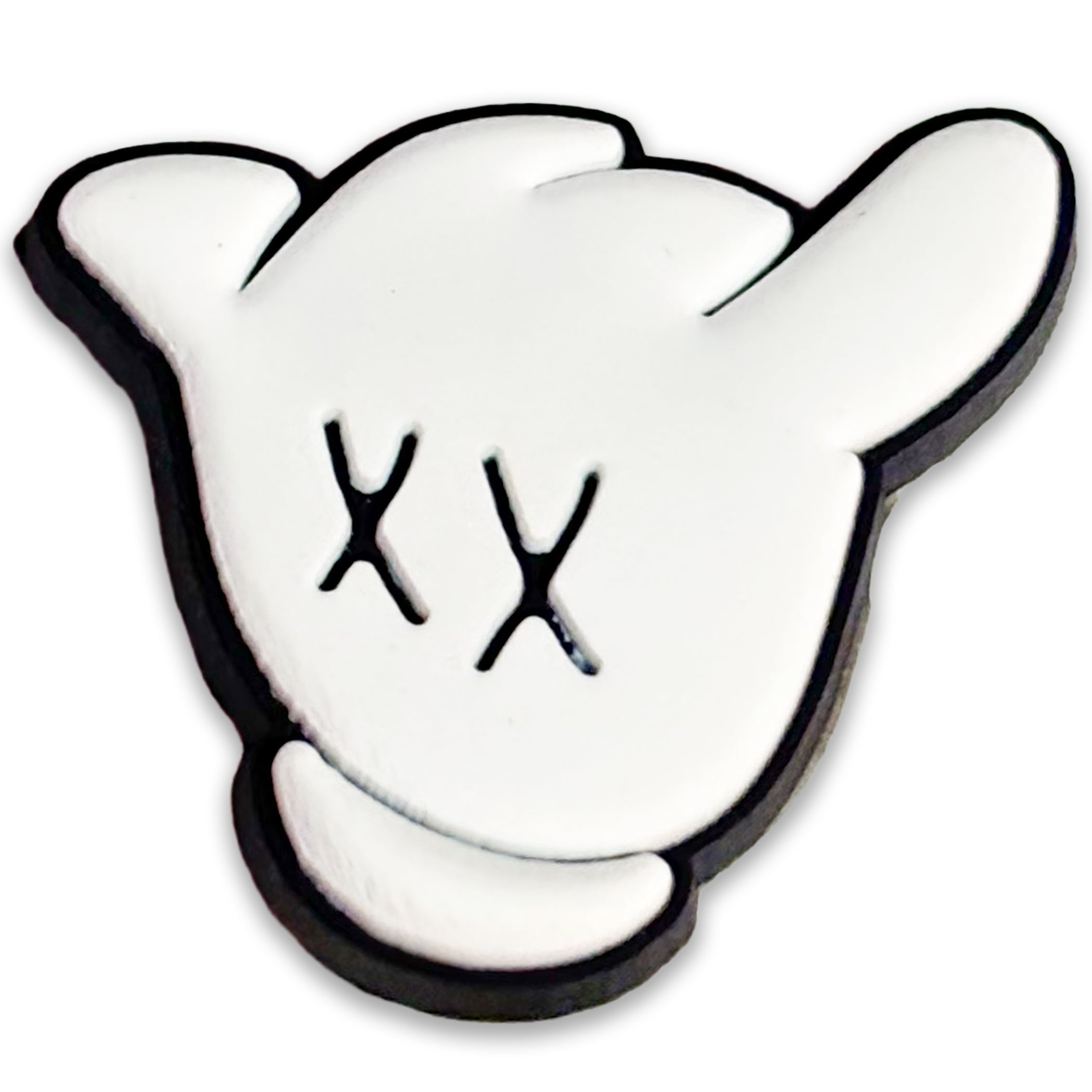 Kaws-Inspired Shaka Hand Shoe Charm