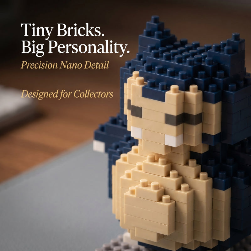 Brikverse (268 Pieces) Slumber Giant — Buildable Mini-Brick Mythical Beast
