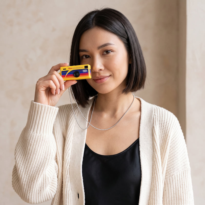 Retro Digital Camera Keychain (Random Color/Design)