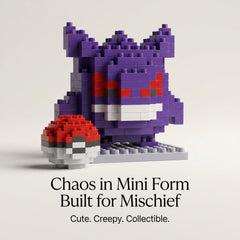Brikverse (228 Pieces) Shadow Grin — Buildable Mini-Brick Spectre Figure