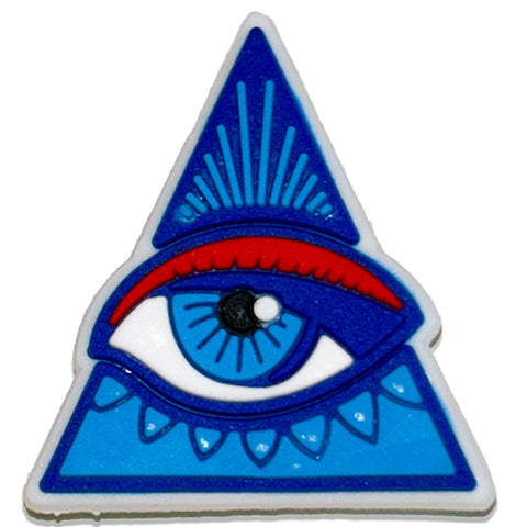 All Seeing Evil Eye Sign : Shoe Charm