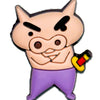 Bad Boy Piggy Shoe Charm