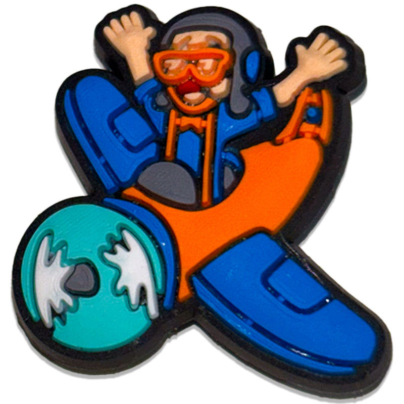 Blippi In Aeroplance : Shoe Charm - Questsole