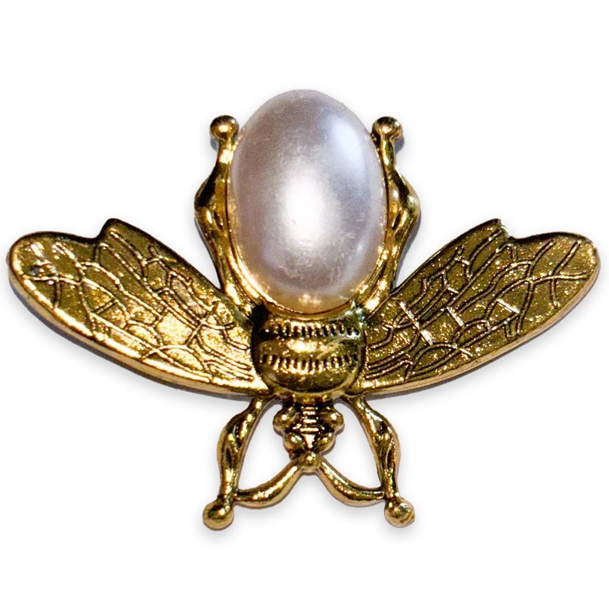 Bumble Bee with Pearl Metal Shoe Charm - Questsole