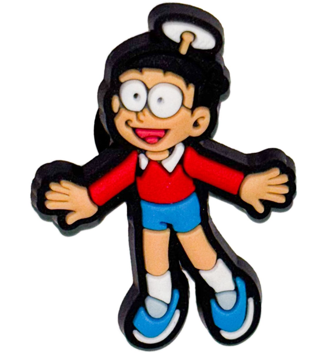 Cheerful Nobita Flying Shoe Charm - Questsole