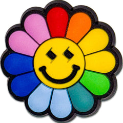Colourful Smiley Flower Shoe Charm - Questsole