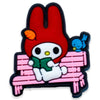 Cozy Bunny Bench Charm – Cute Vibes Only!