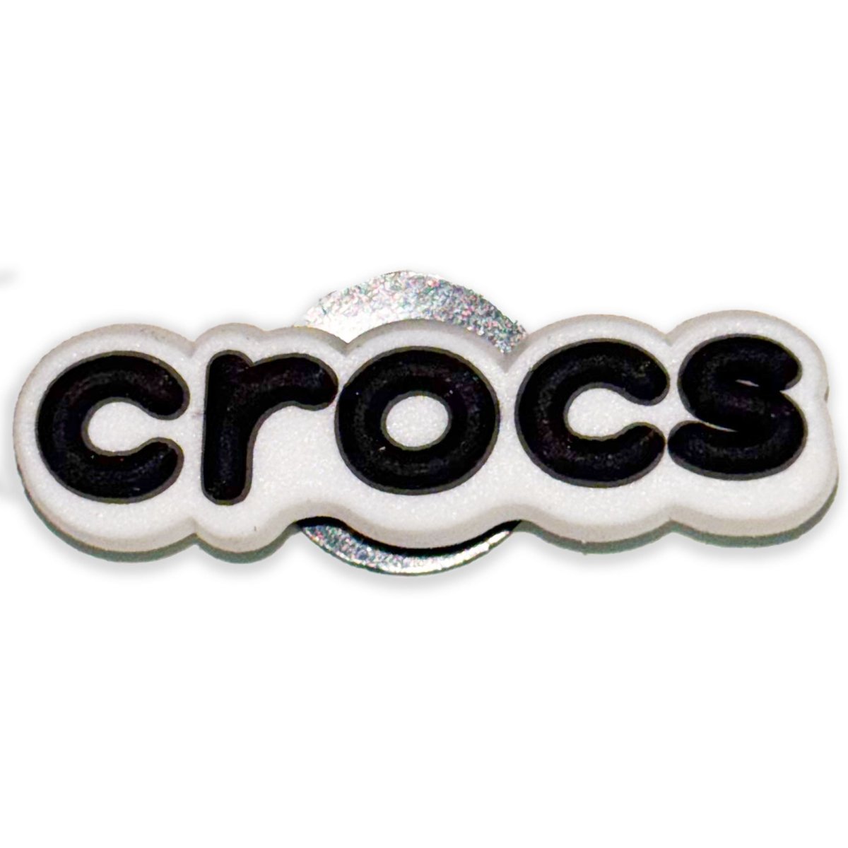 Cro*cks Logo In B & W Color Shoe Charm - Questsole