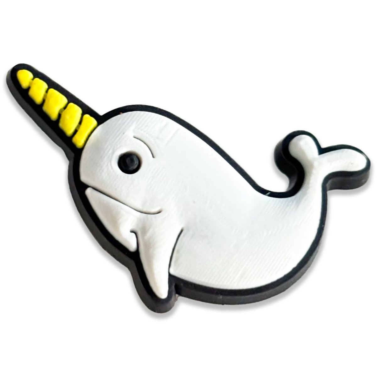 Cute Narwhal Shoe Charm – Unicorn of the Sea - Questsole