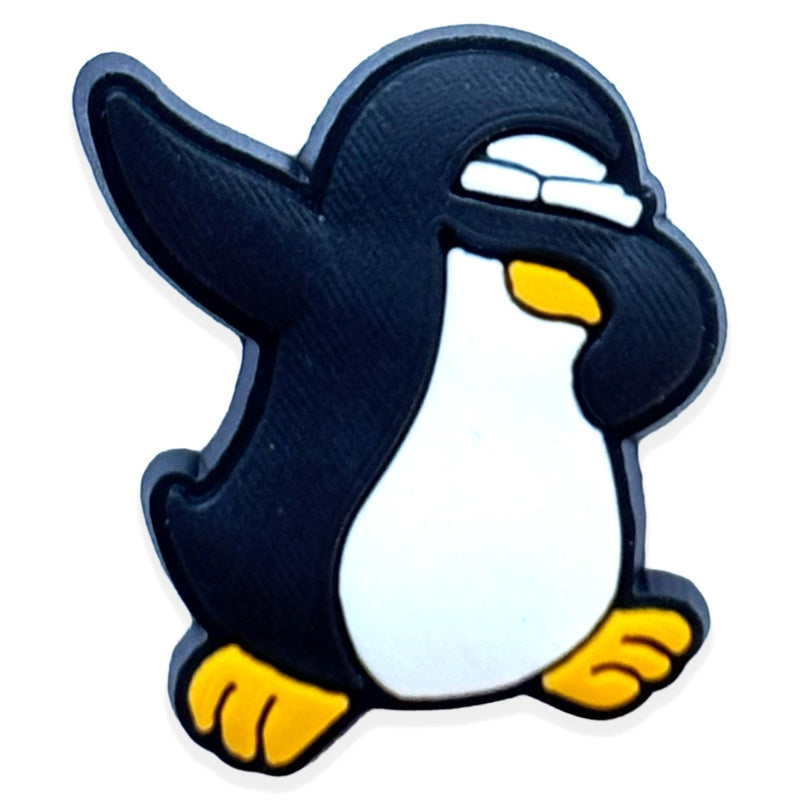 Dabbing Penguin Shoe Charm – Cool Vibes Only - Questsole