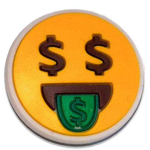 Emoji With Dollars : Shoe Charm
