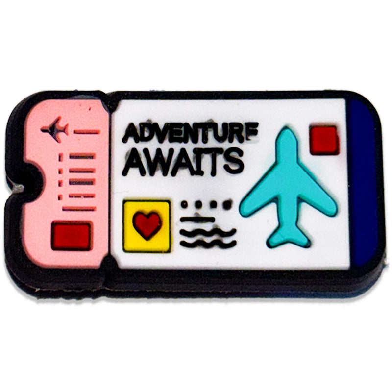Flight Boarding Pass : Shoe Charm - Questsole