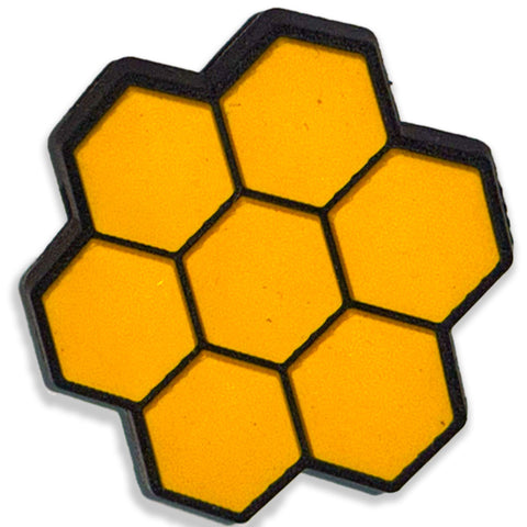 🍯 Flower Shaped Honeycomb : Shoe Charms