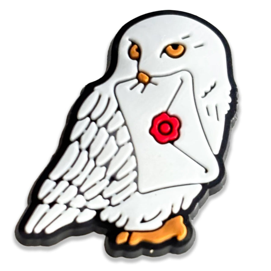 Hedwig Owl Letter Shoe Charm - Questsole