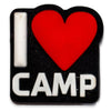 I ❤️ Camp Shoe Charm – Adventure-Ready Style!