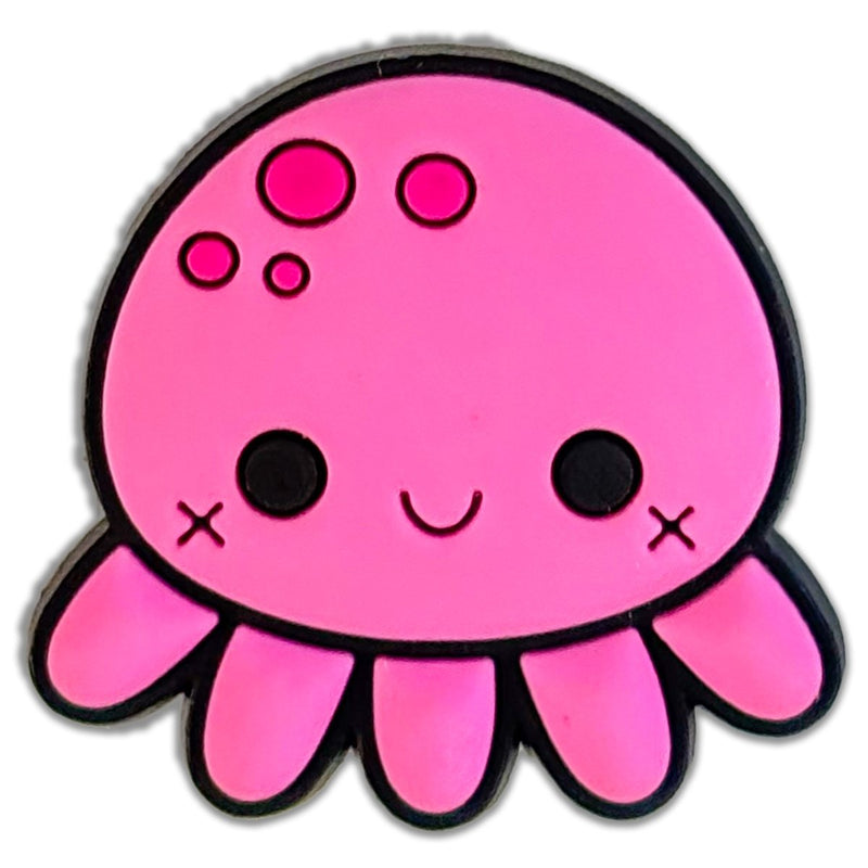 Kawaii Pink Jellyfish Shoe Charm - Questsole