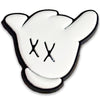 Kaws-Inspired Shaka Hand Shoe Charm