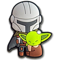 Mando & Baby Alien Shoe Charm - Questsole