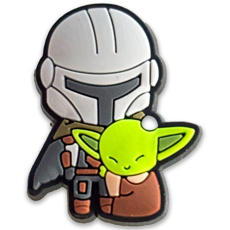 Mando & Baby Alien Shoe Charm - Questsole
