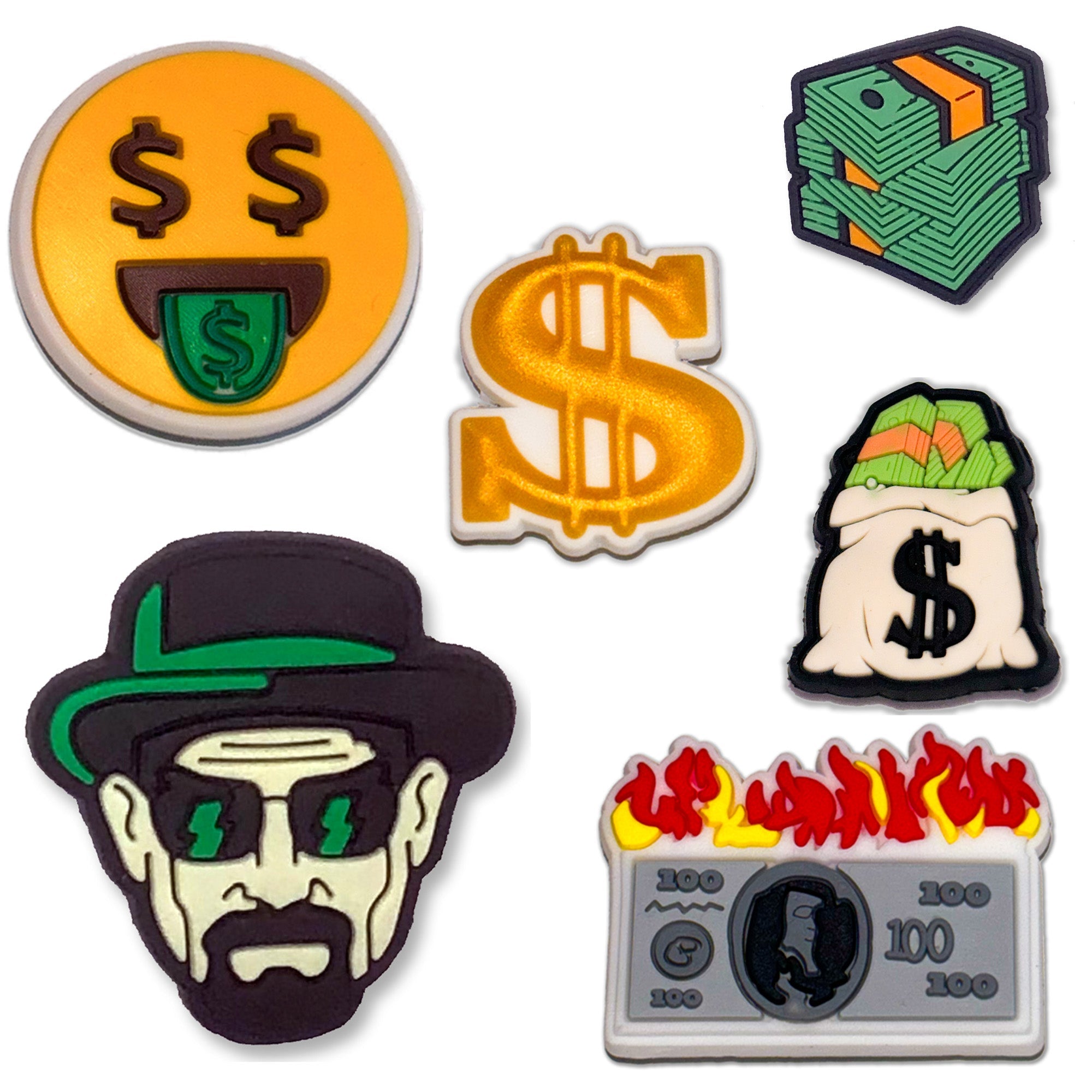 Money Talks Charms Set - Questsole