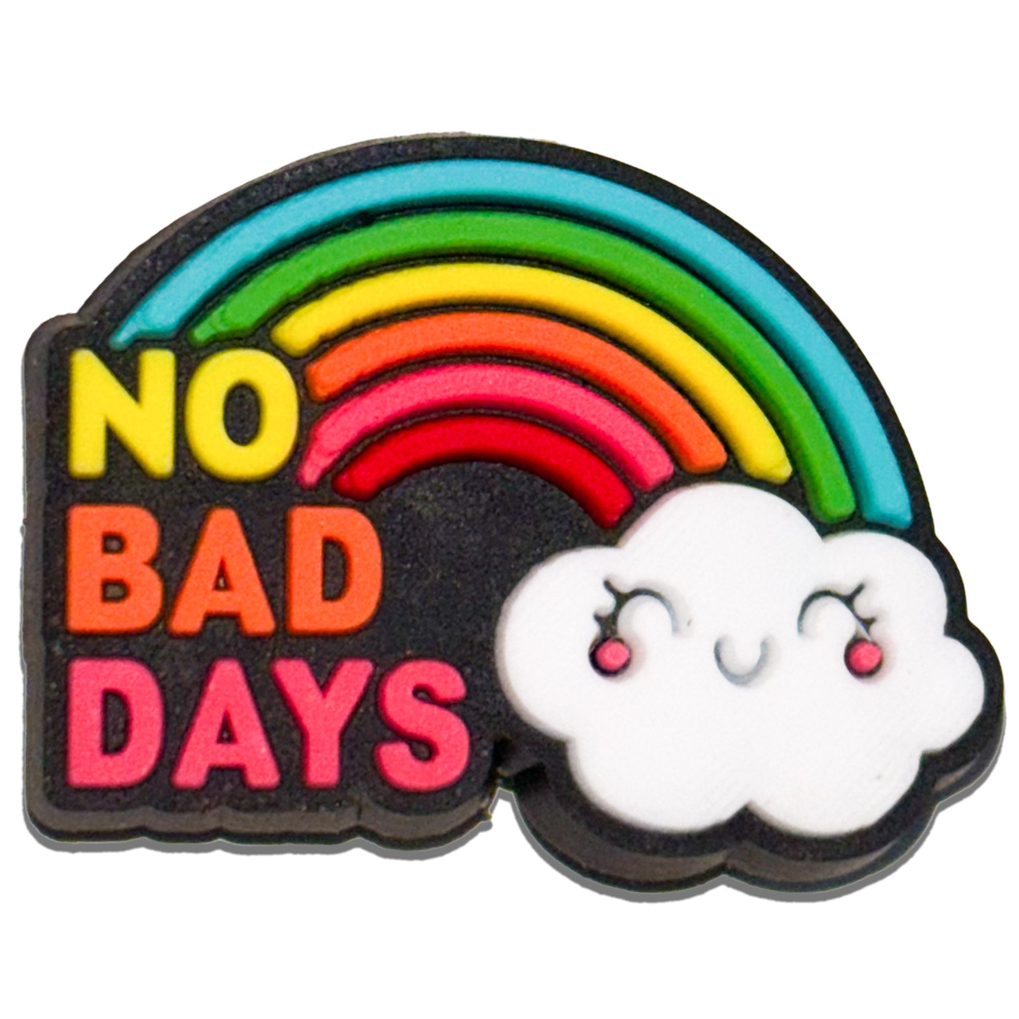 "No Bad Days" Rainbow : Shoe Charm - Questsole