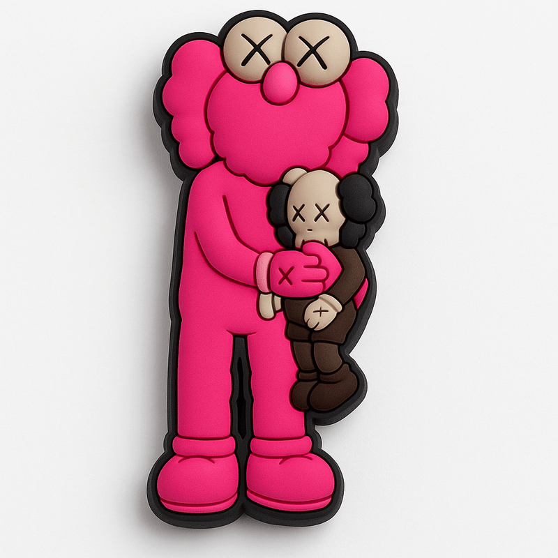 Pink Kawas with Doll Shoe Charm - Questsole