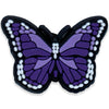 Purple Butterfly Shoe Charms