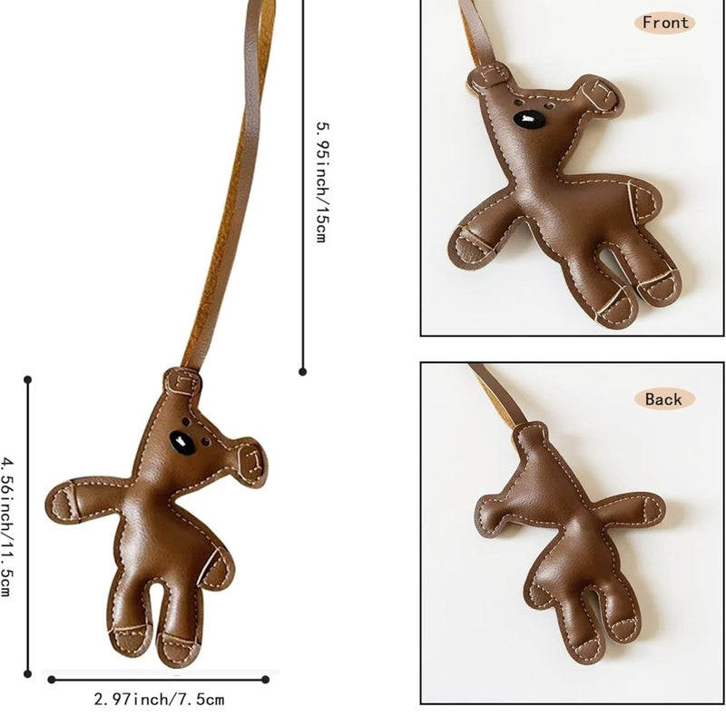Questsole Bag Charm - MrBean Teddy Elegant Bag Charms for Bags/Handbags - Questsole
