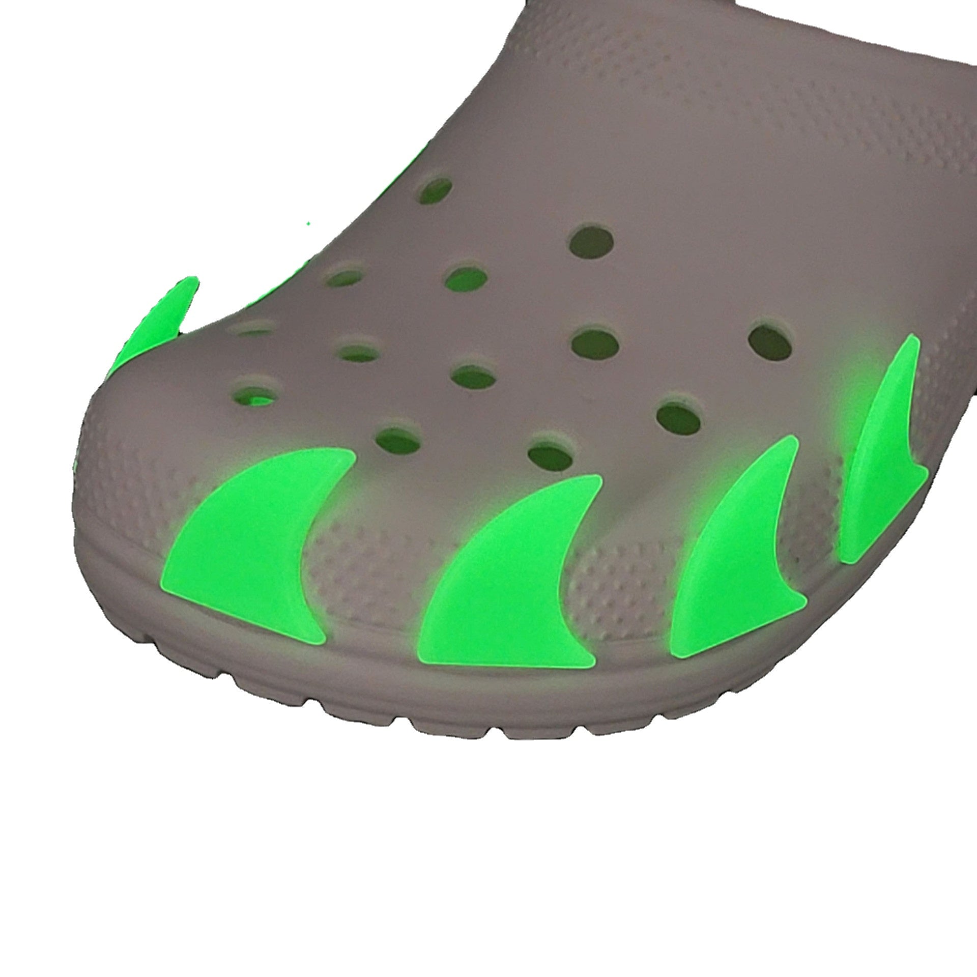 Questsole Croc Shoe Charms Shark Teeth Design (Glow in dark) - Questsole