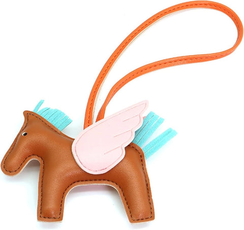 Questsole Vegan Leather Horse Bag Charm