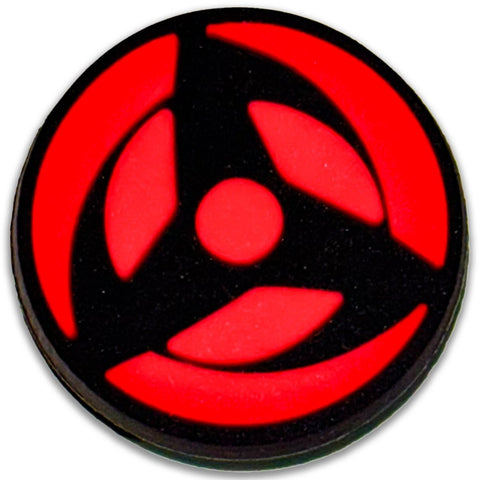 Red Ninja Symbol Shoe Charm