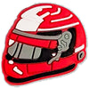 Red Racing Helmet Shoe Charm – Speed & Style